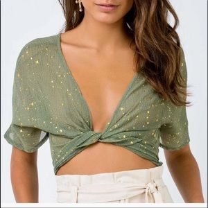 ISO Evergreen Wrap Top